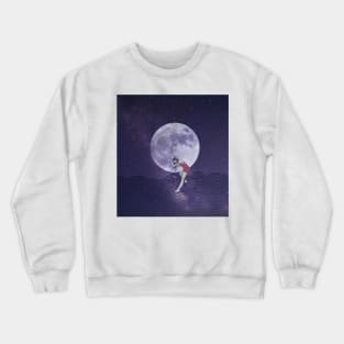 Purple moon Crewneck Sweatshirt